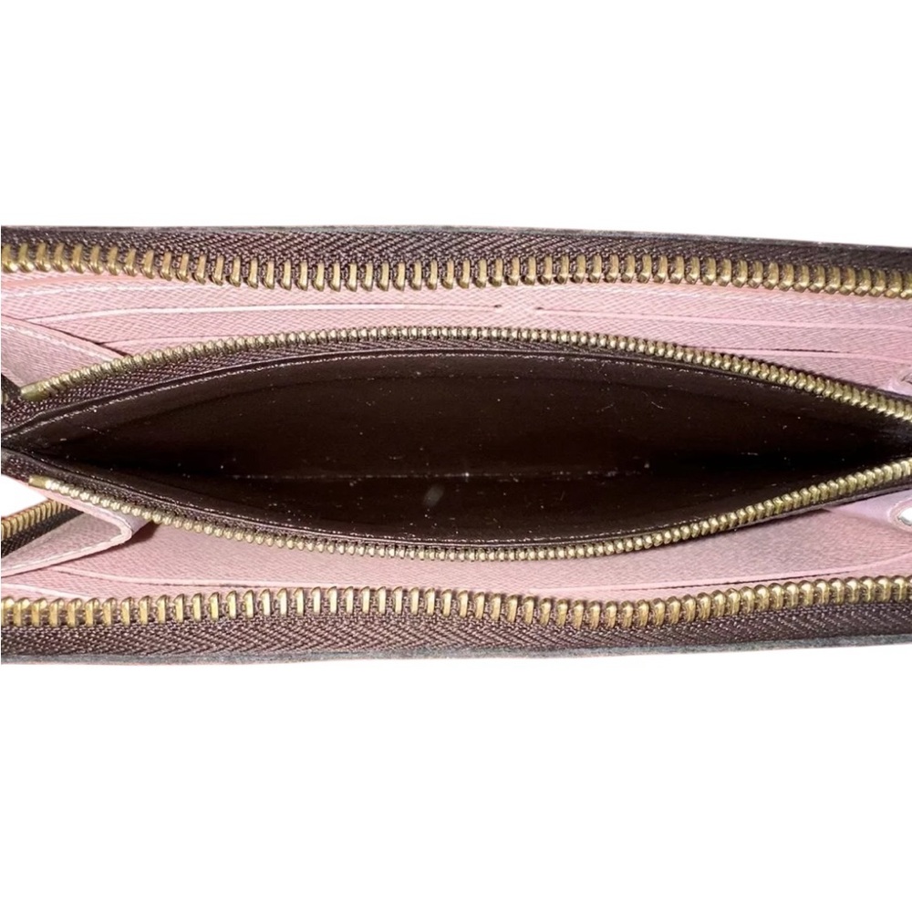 Louis Vuitton Monogram Clemence Wallet Rose Ballerine, COA, Microchipped - Picture 7 of 14
